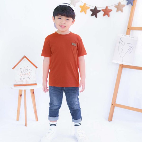 Kaos polos anak cinnamon