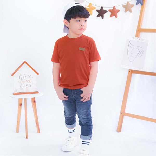 Kaos polos anak cinnamon
