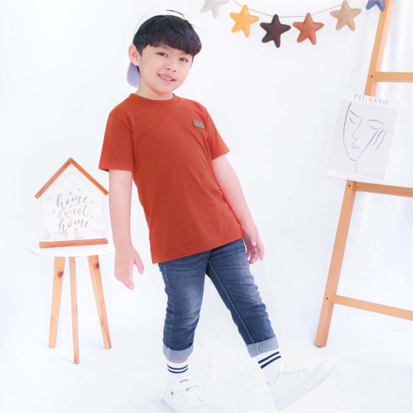 Kaos polos anak cinnamon